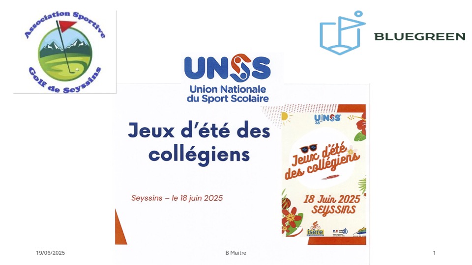 Evenement UNSS 18 juin 1